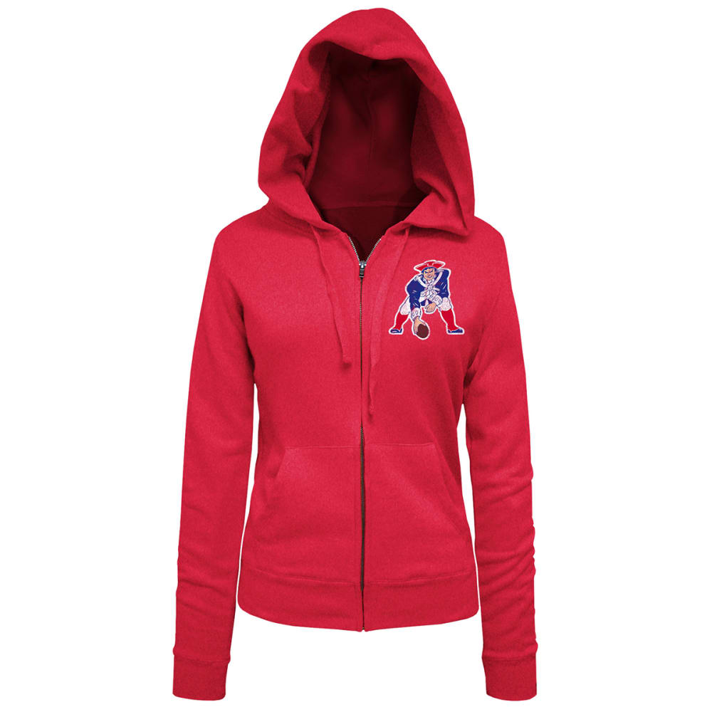 NEW ENGLAND PATRIOTS Women's Full-Zip Fleece Hoodie S