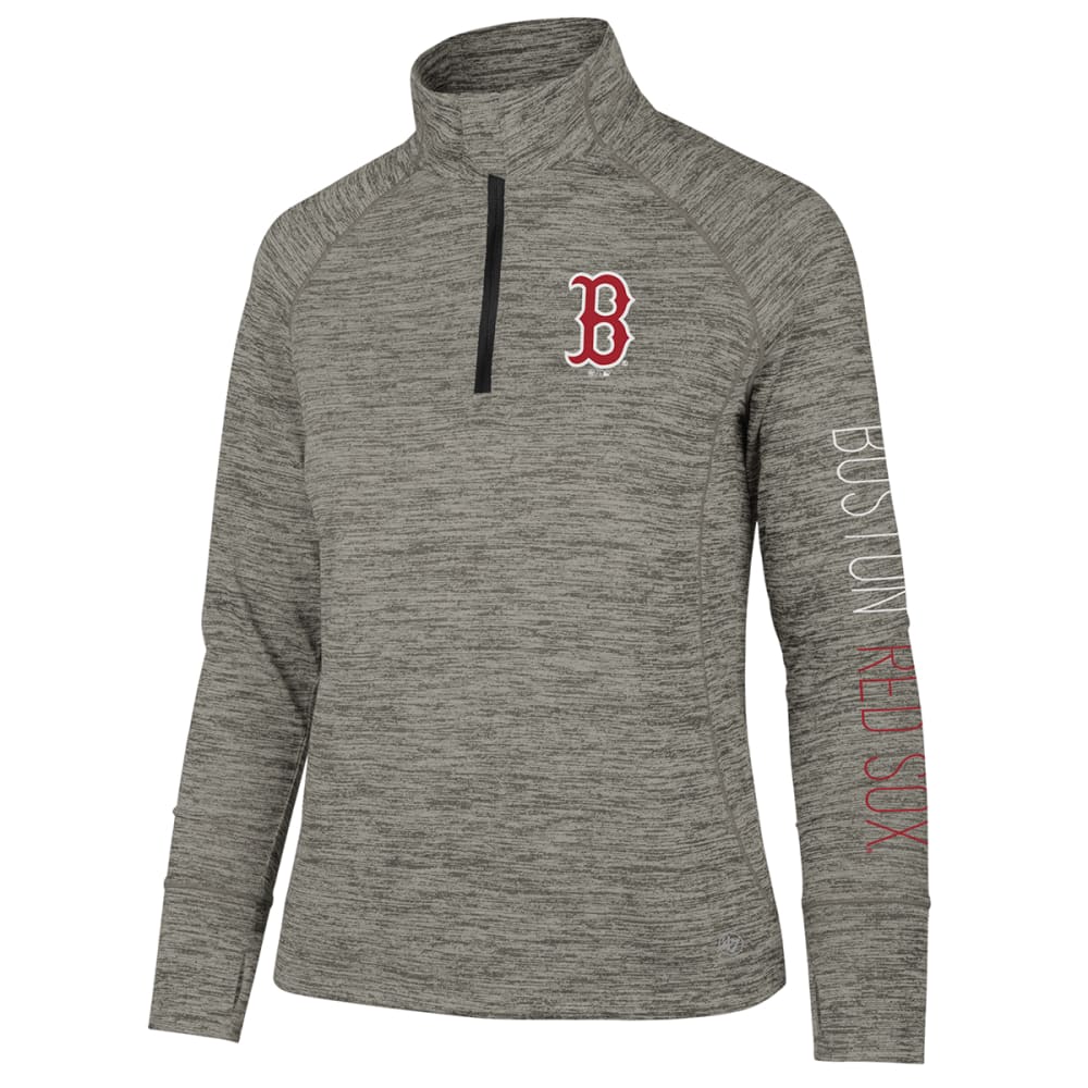 BOSTON RED SOX Women's '47 Impact 1/4-Zip Pullover S