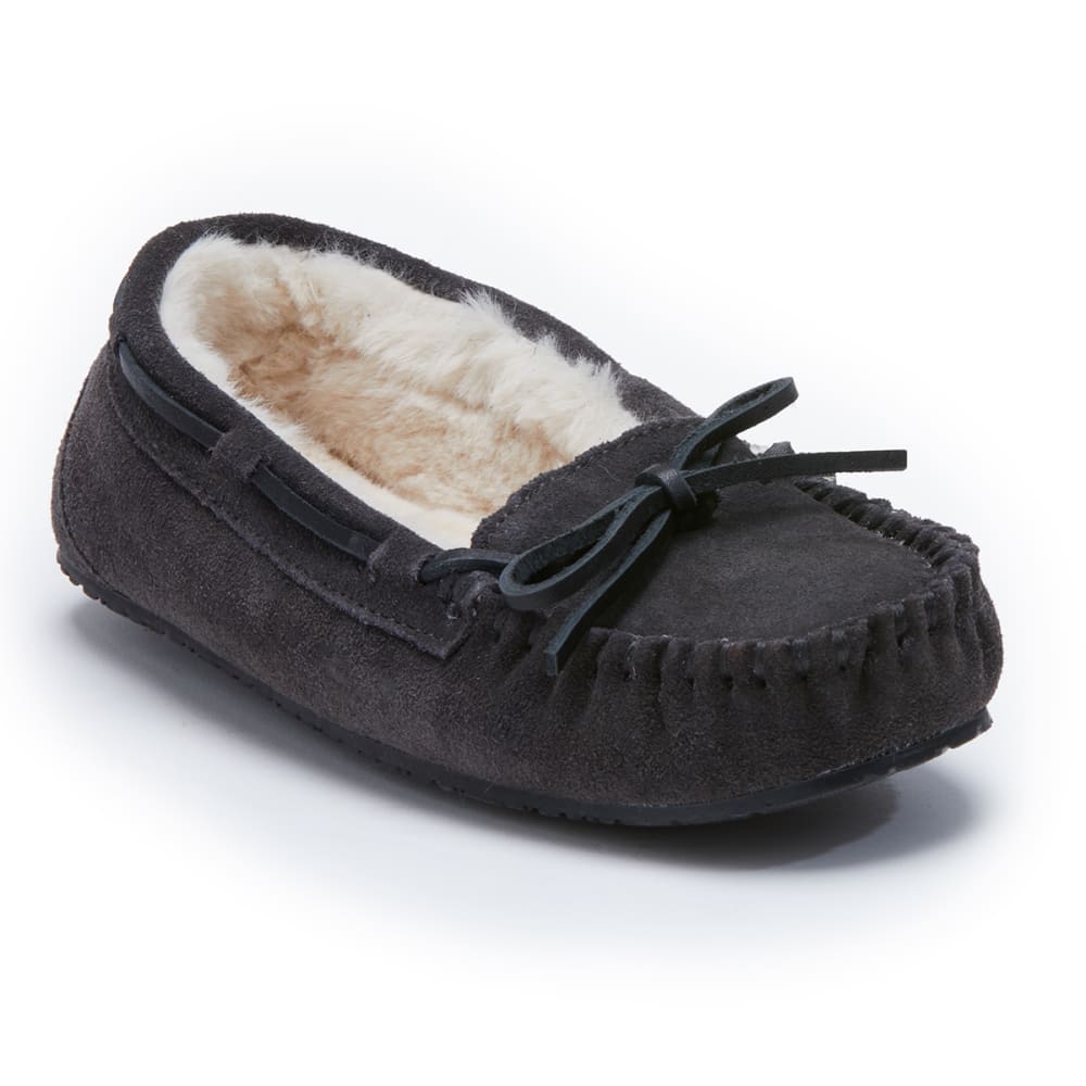 MINNETONKA Women's Trapper Faux Fur Lined Moccasin Slipper - Bobâs Stores