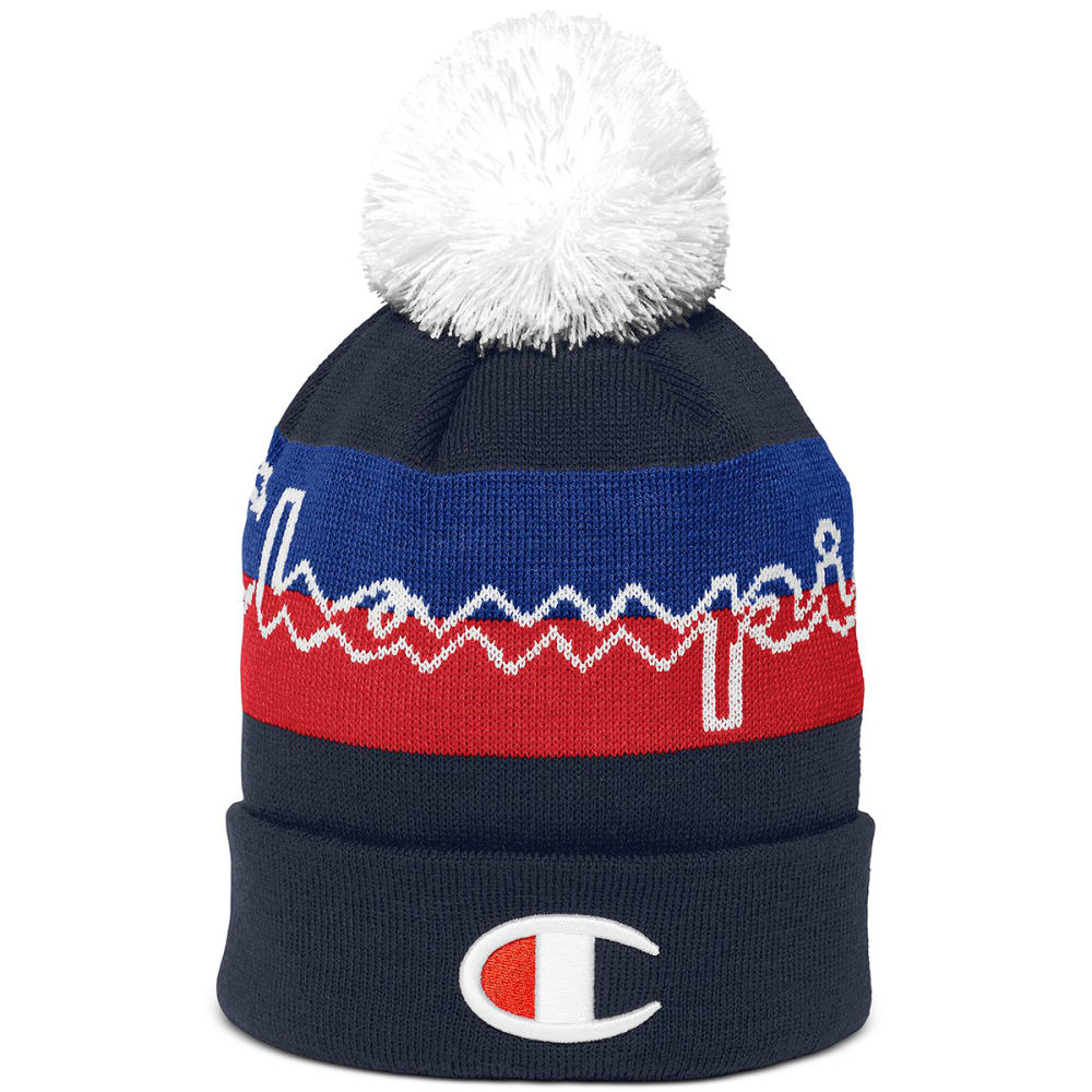 champion beanie with pom