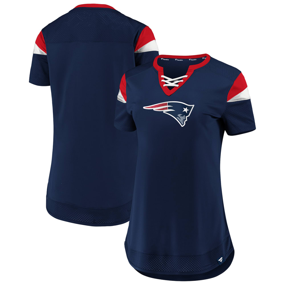 NEW ENGLAND PATRIOTS Women's Athena Short Sleeve Jersey S