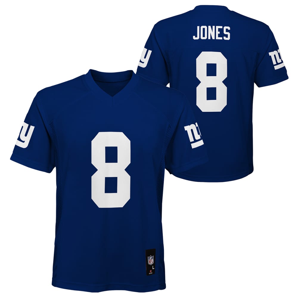 NEW YORK GIANTS Boys' Daniel Jones #8 Jersey L