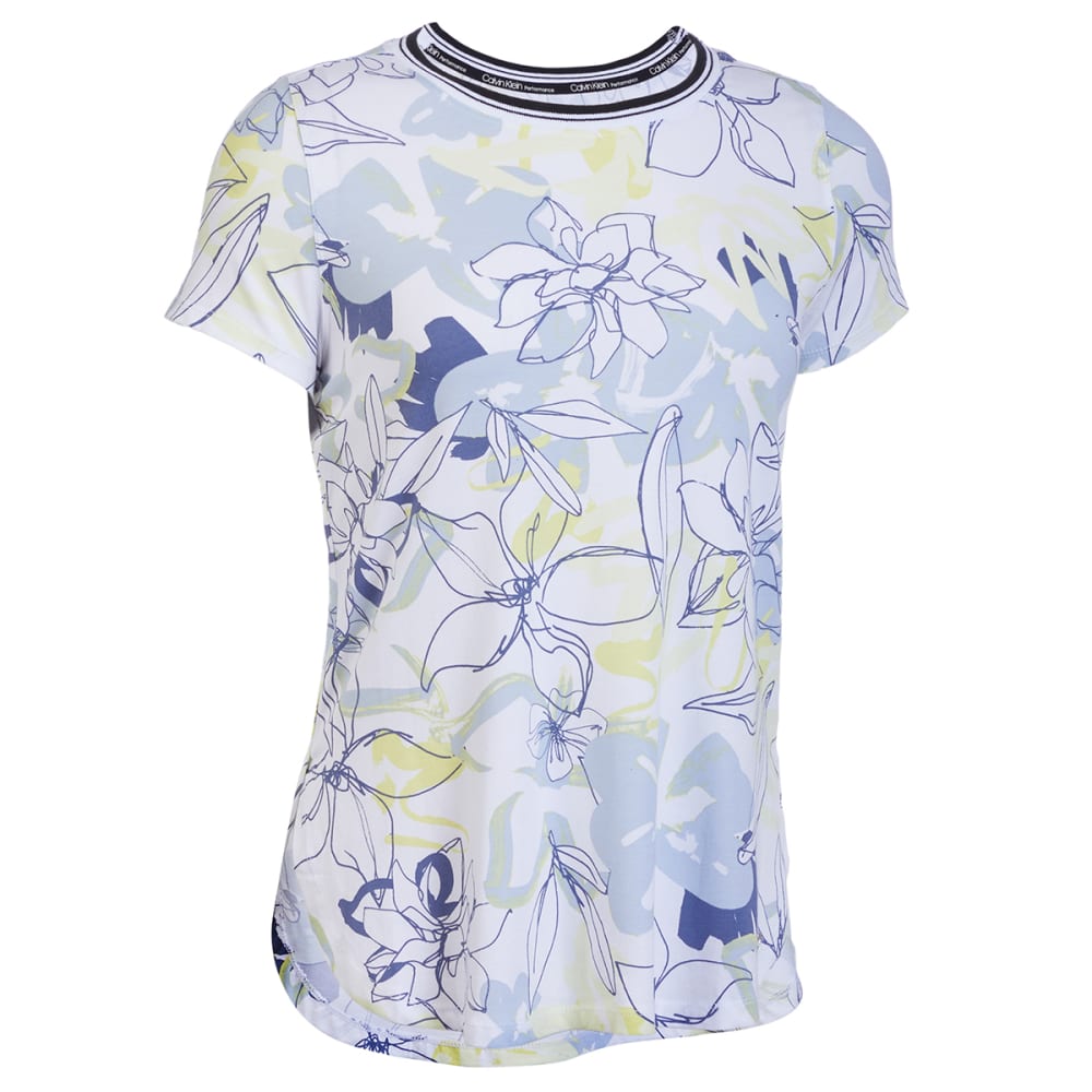 CALVIN KLEIN PERFORMANCE Women's Short-Sleeve Pocket Tee S