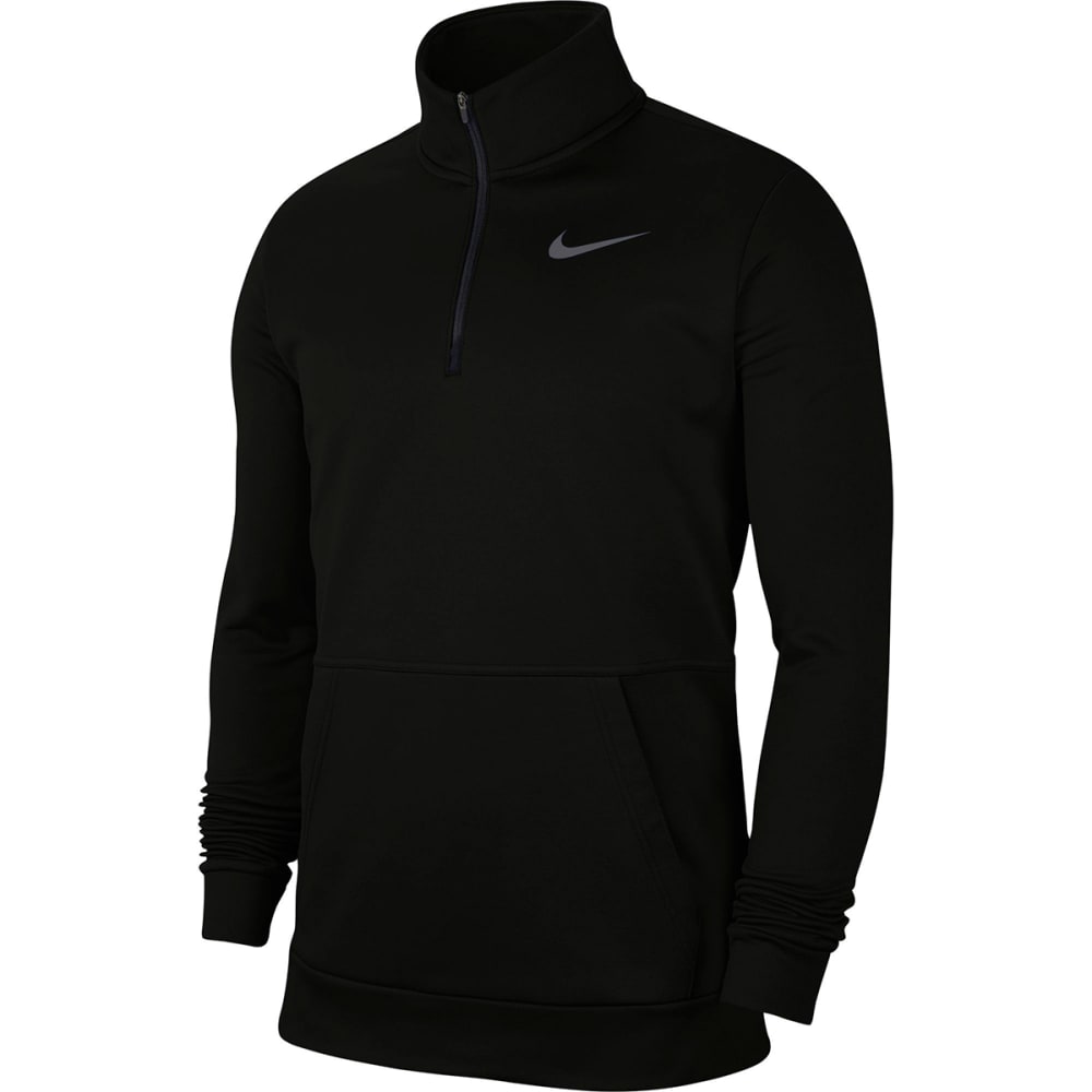 Nike Golf Pullover Mens Large Black Long Sleeve 1/4 Zip Pullover 400099-010