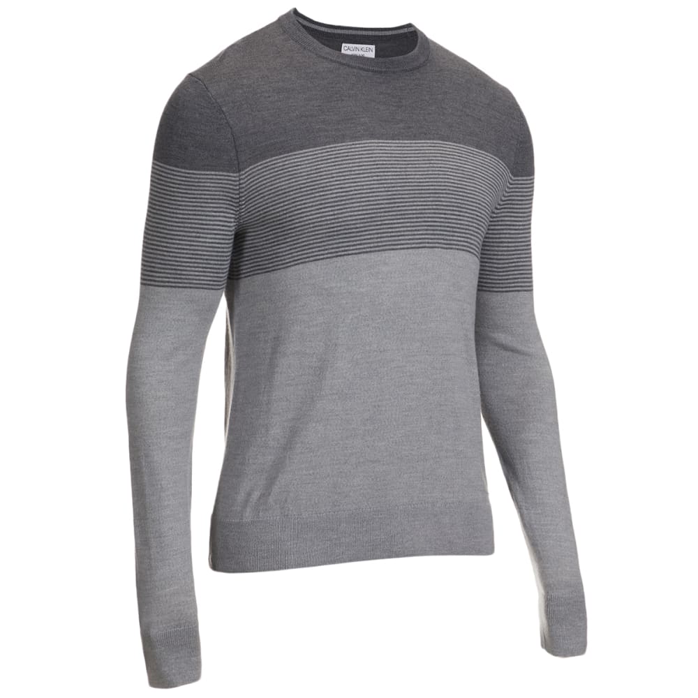 CALVIN KLEIN Men's Merino Crew Neck Sweater S