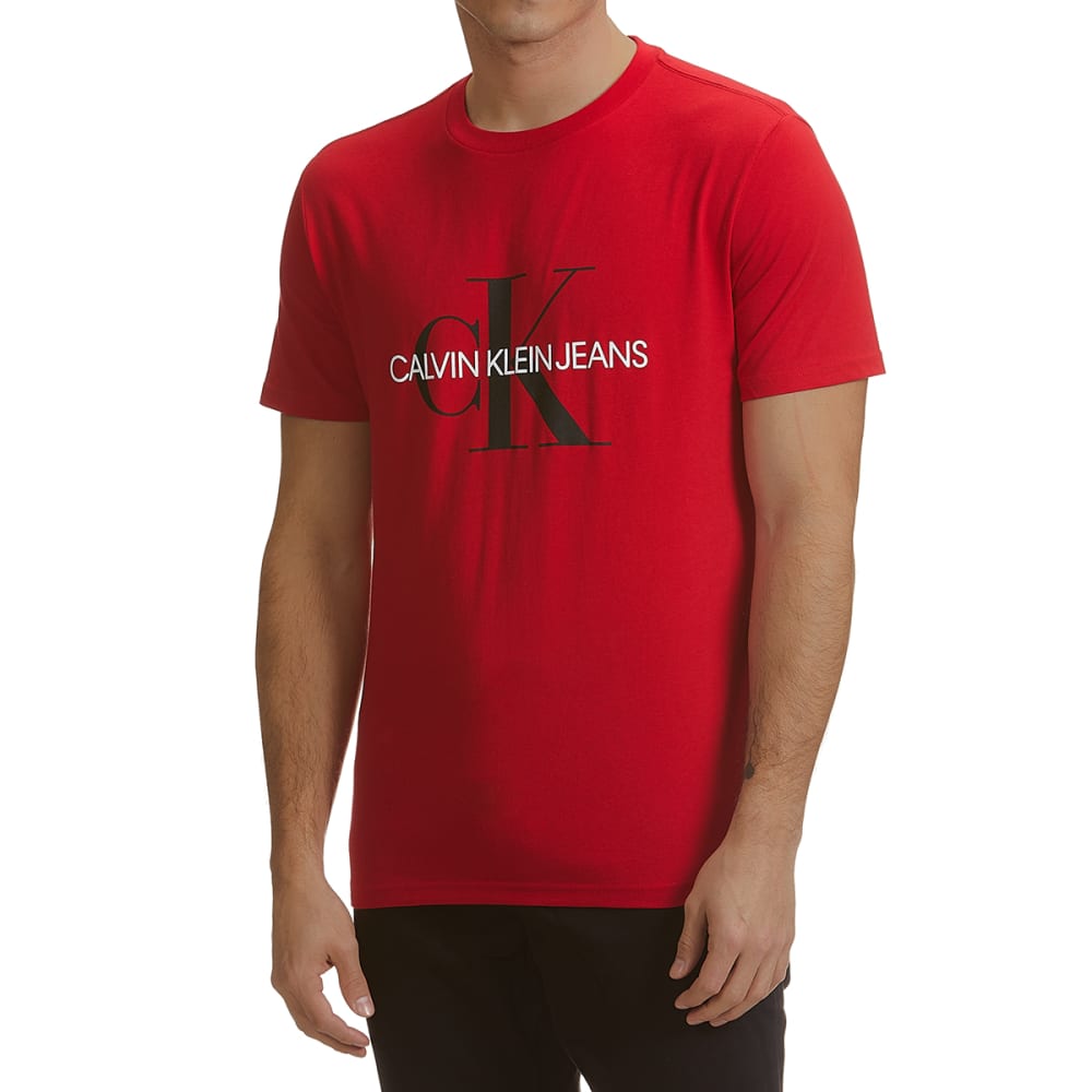 CALVIN KLEIN Men's Monogram Crew Short-Sleeve Tee - Bob’s Stores