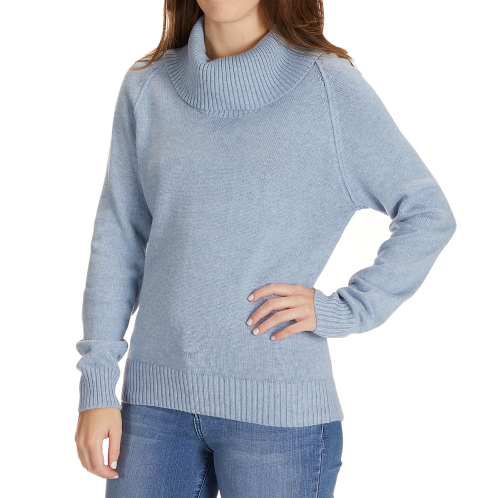 JEANNE PIERRE Women's Coarse Gauge Cowl Neck Sweater S