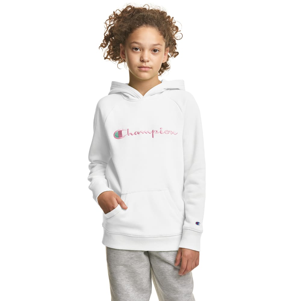 CHAMPION Girls' Fleece Pullover Hoodie S