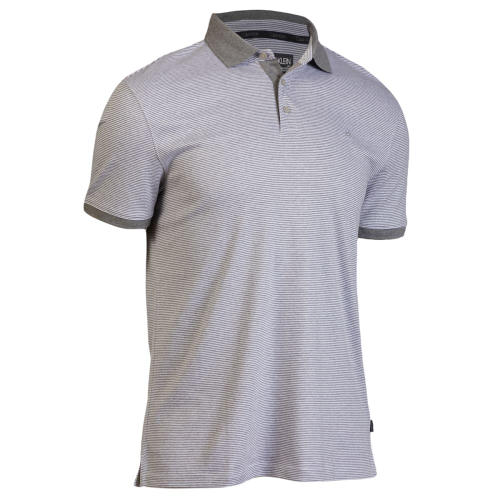CALVIN KLEIN Men's Liquid Touch Micro Stripe Polo Shirt S