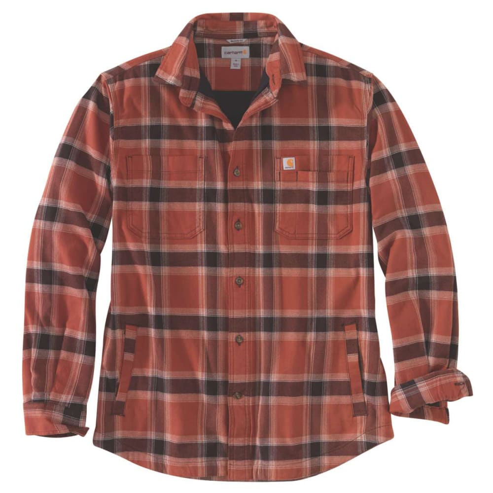 CARHARTT Men's Rugged Flex Fleece-Lined Flannel - Bob’s Stores