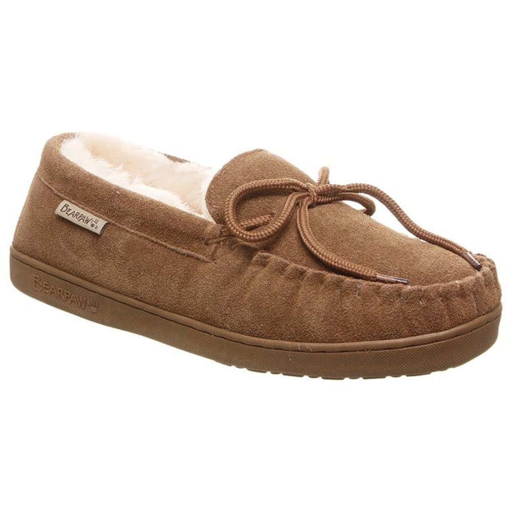 BEARPAW Men's Moc II Slipper, Wide Width 8