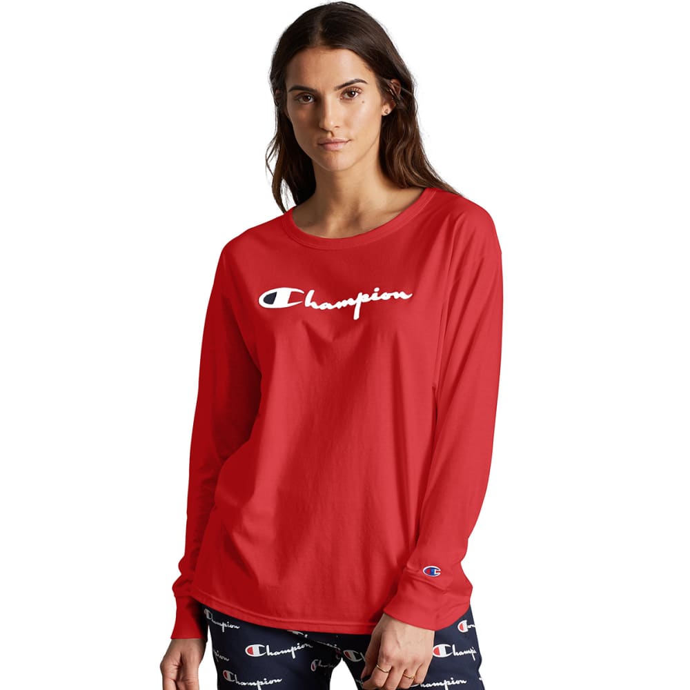 CHAMPION Women's Original Long-Sleeve Tee XS