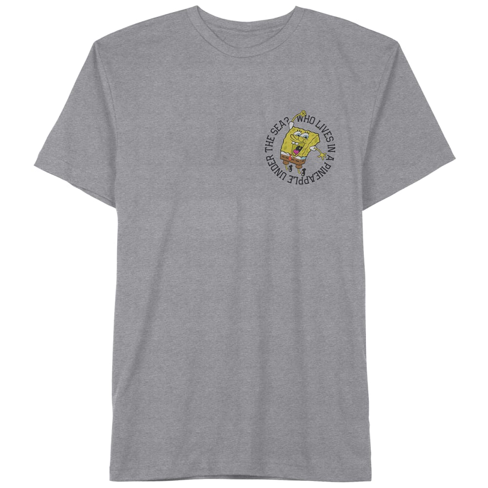 SPONGEBOB Men's Short Sleeve Graphic Tee XL