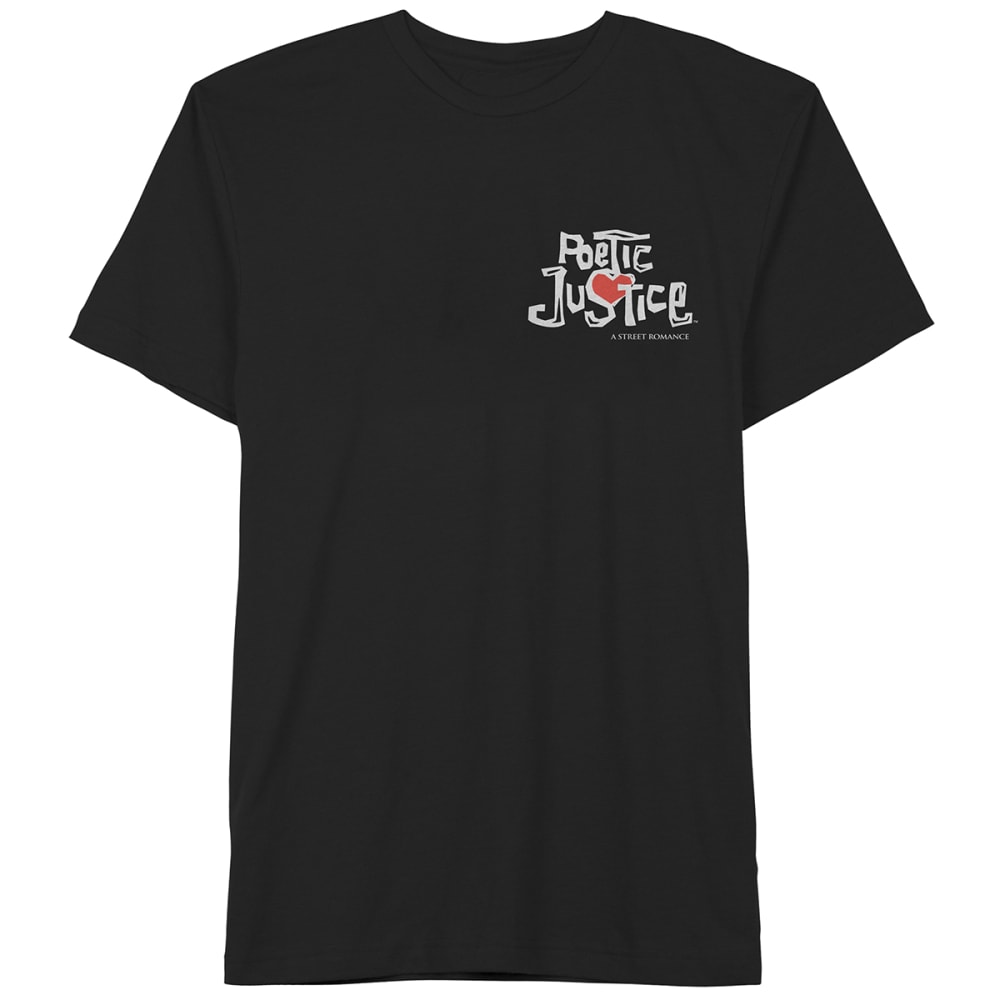 POETIC JUSTICE Men's Short Sleeve Graphic Tee S