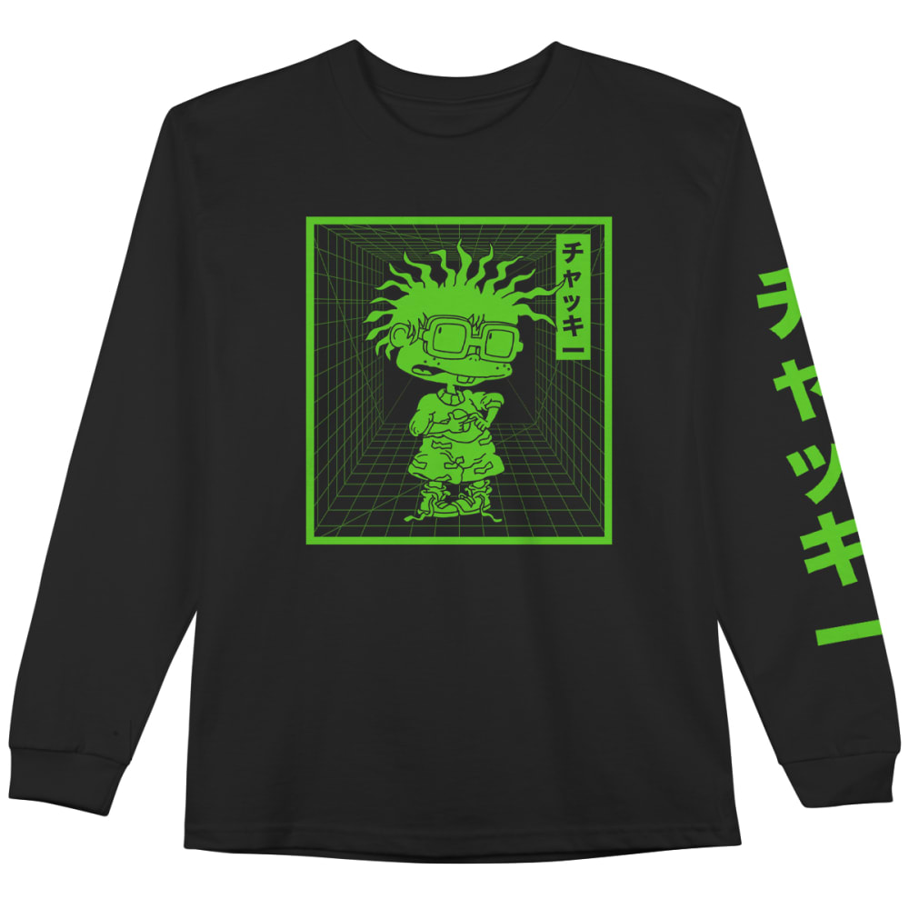 RUGRATS Men's Chuckie Long Sleeve Graphic Tee XS
