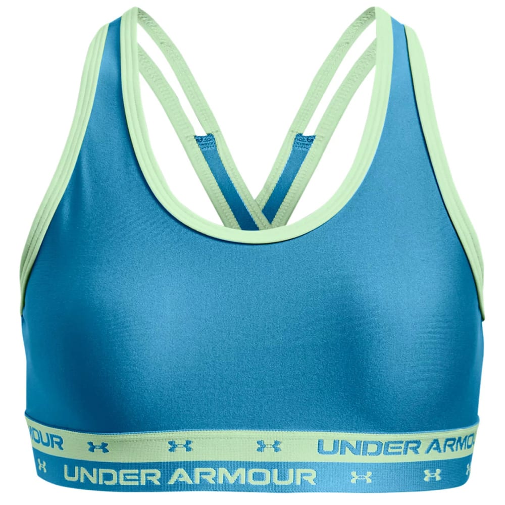 UNDER ARMOUR Girls' UA Crossback Sports Bra S