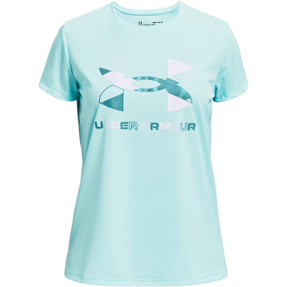 UNDER ARMOUR Girls' UA Tech Short Sleeve Graphic Tee S
