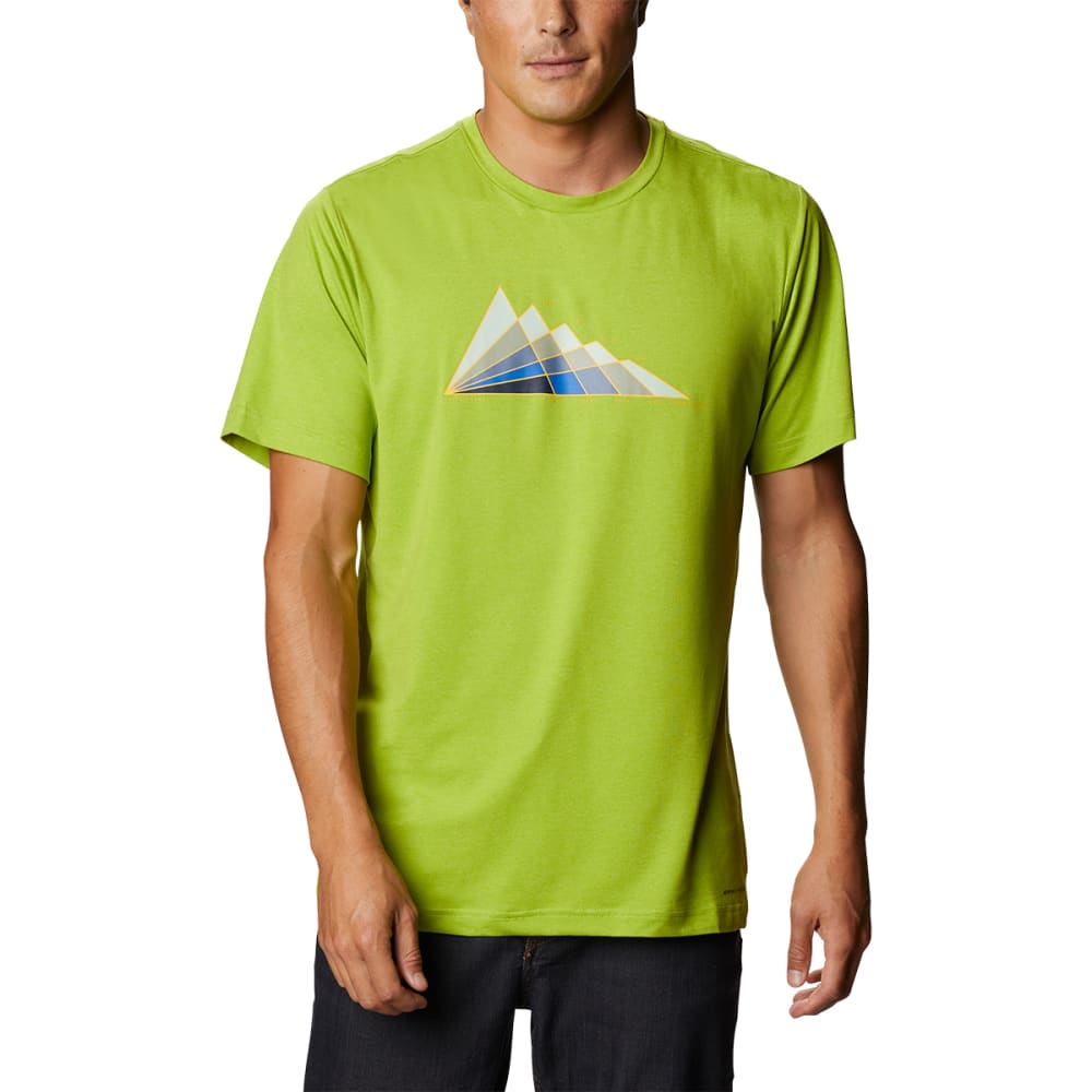 COLUMBIA Men's Tech Trail Short Sleeve Graphic Tee M