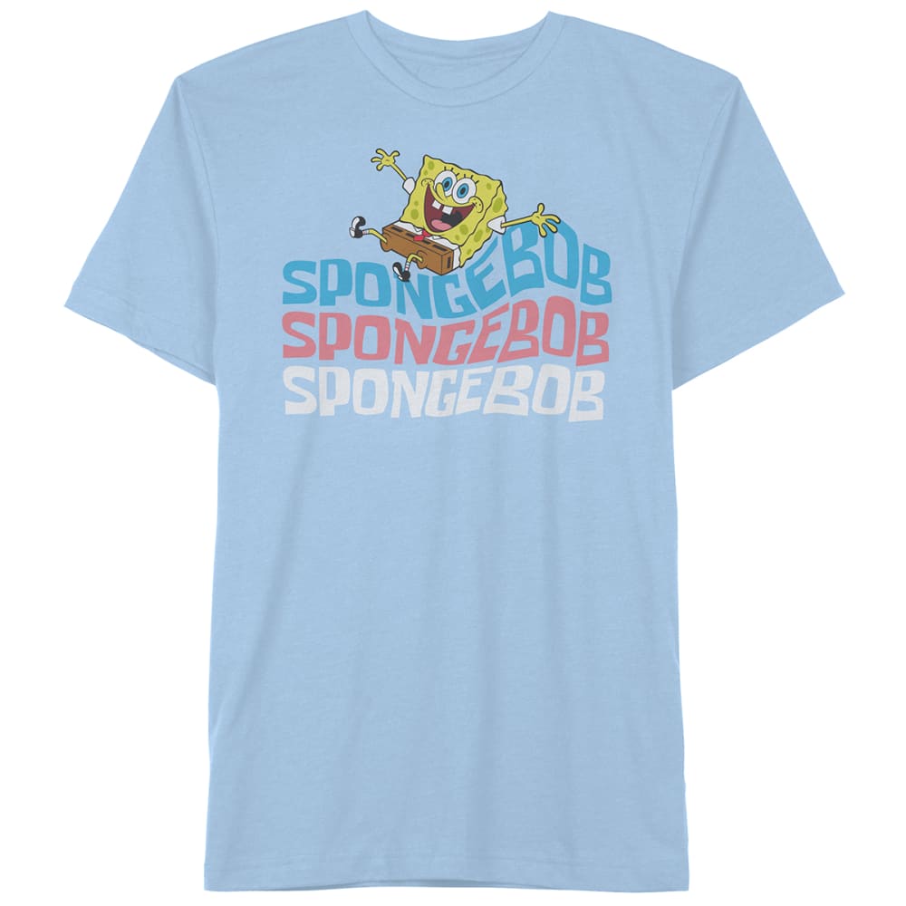 SPONGEBOB Men's Bubbles Short Sleeve Graphic Tee S