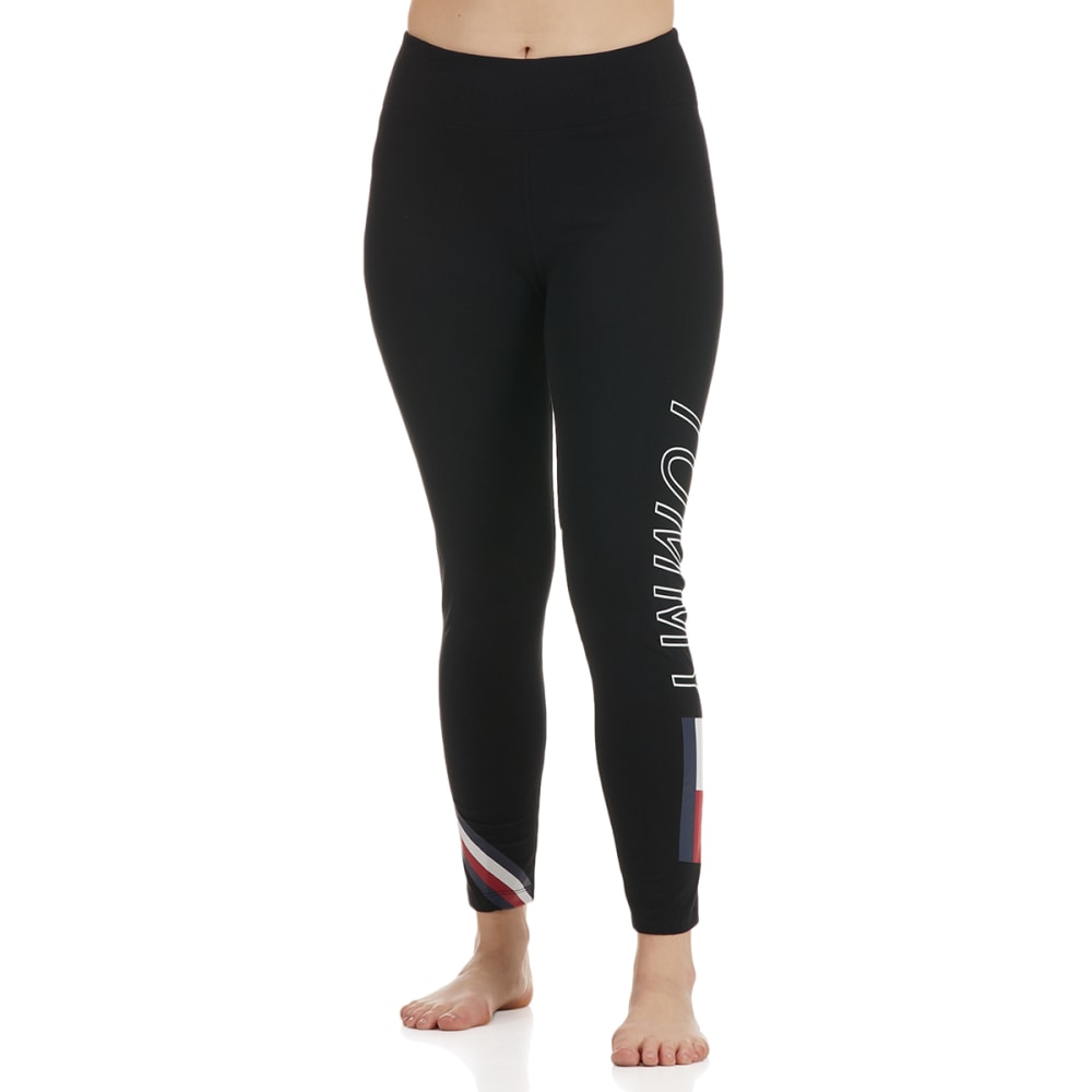 TOMMY HILFIGER SPORT Women's High Rise 7/8-Length Leggings S