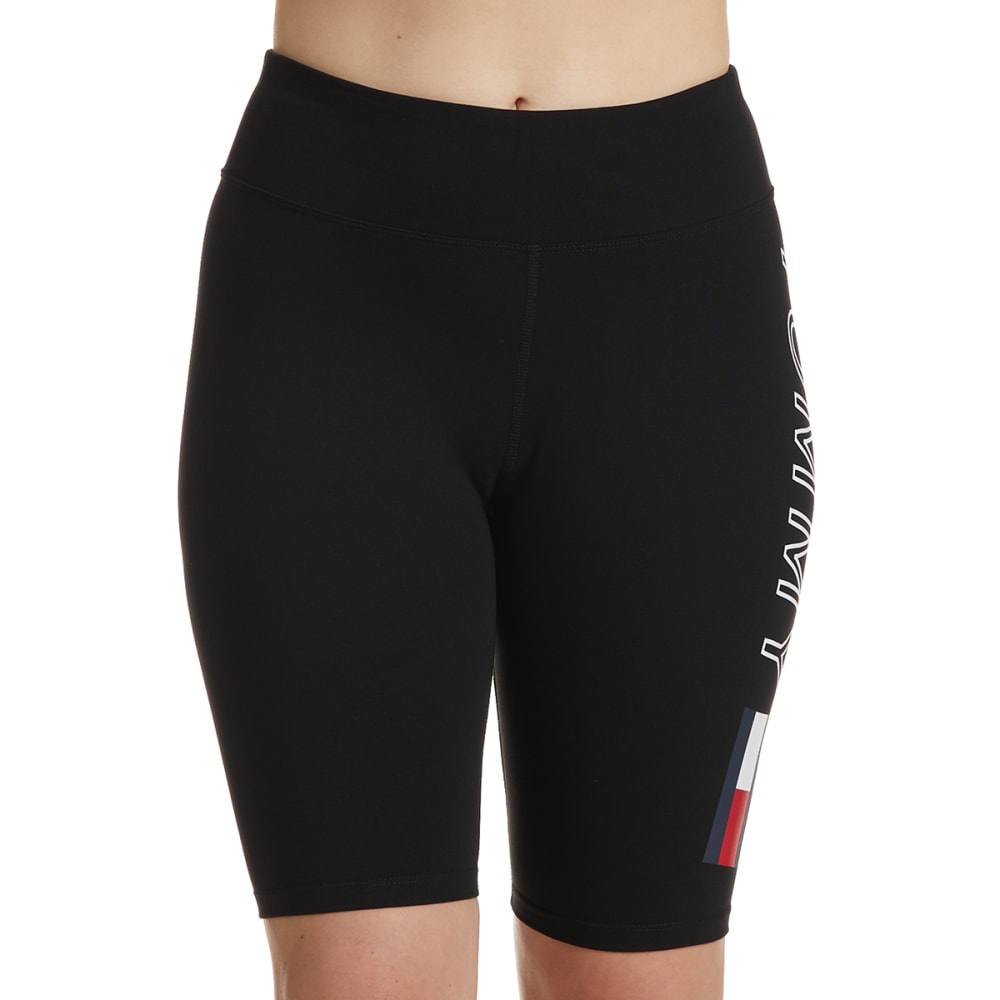 TOMMY HILFIGER SPORT Women's High Rise Bike Shorts S