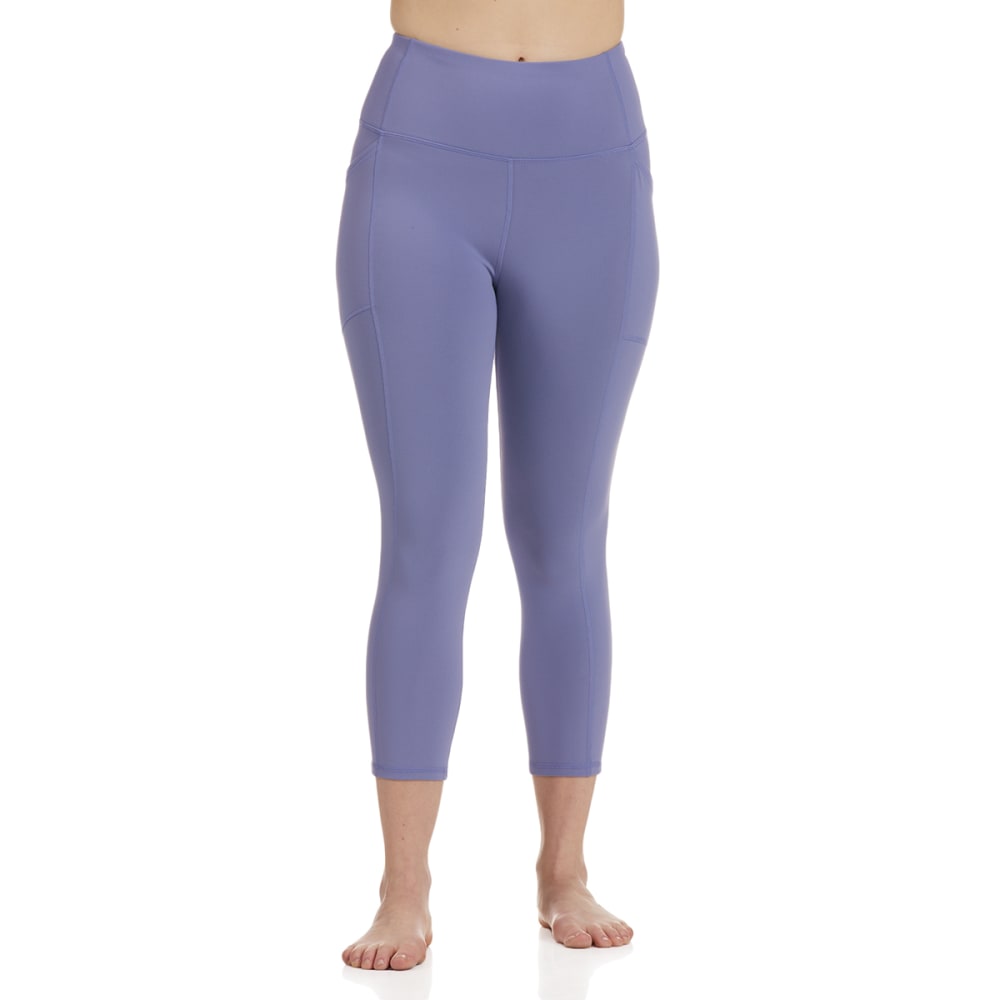 RBX Women's Double Peach Capri Leggings w/ Pockets S