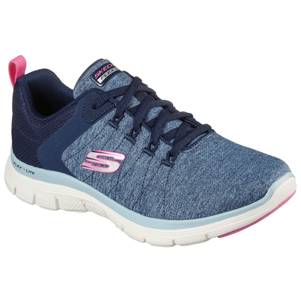 SKECHERS Women's Flex Appeal 4.0 Sneaker, Wide 6.5