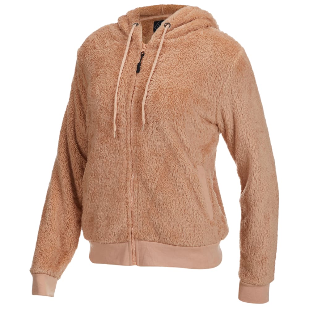 BSP Women's Sherpa Lined Full Zip Fleece Hoodie M