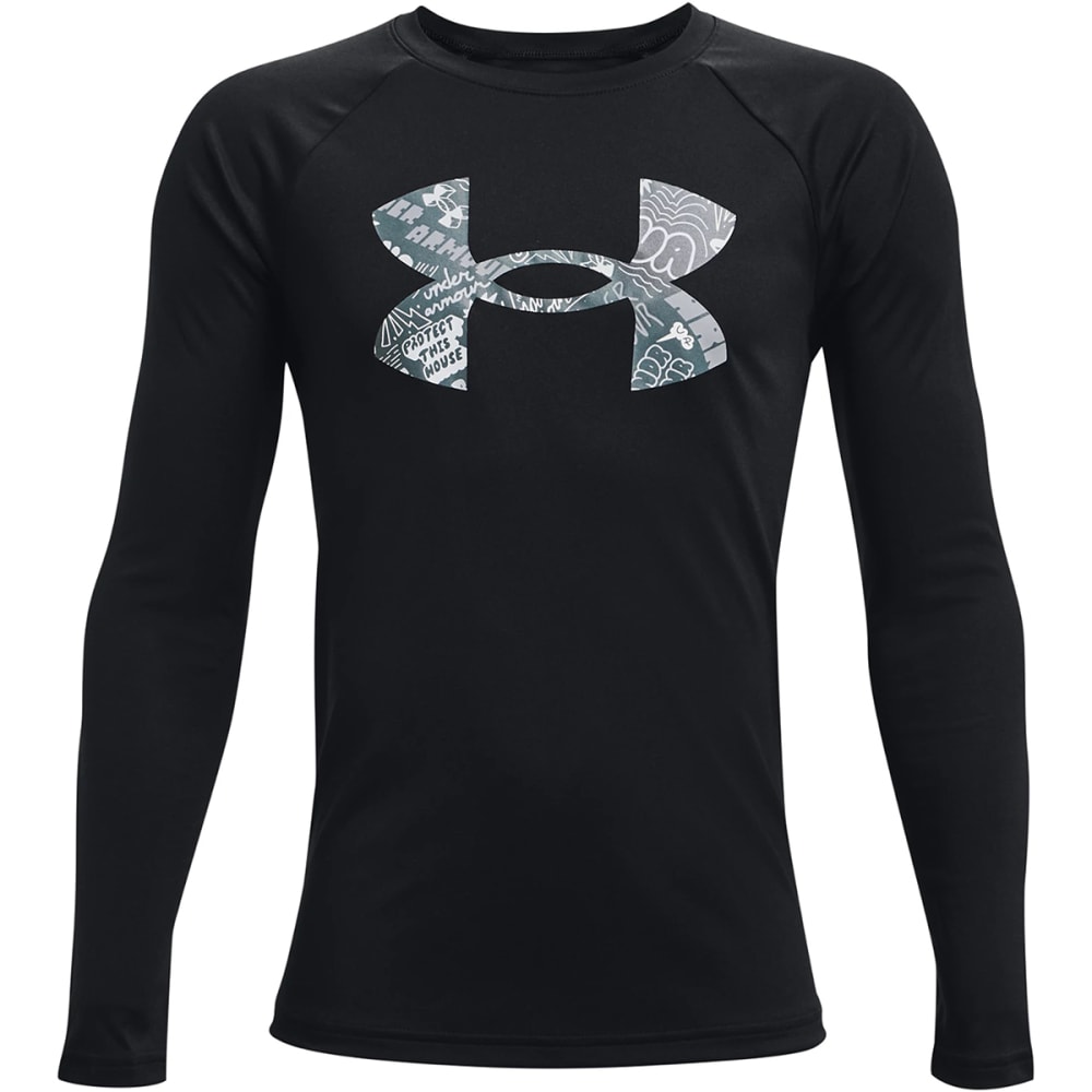 UNDER ARMOUR Boys' UA Tech Long Sleeve Tee S