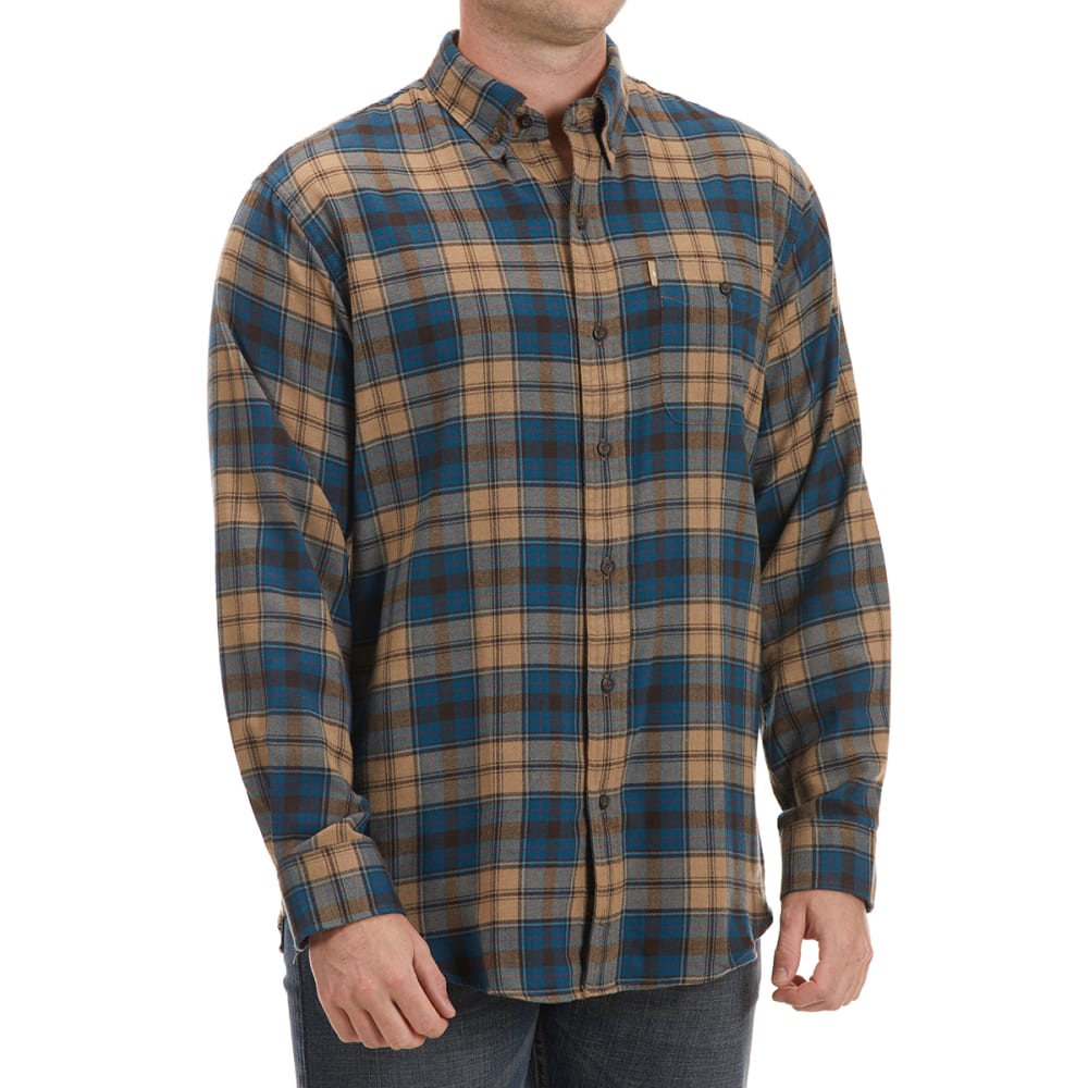 G.H. BASS Men's Fireside Button Down Flannel Shirt S