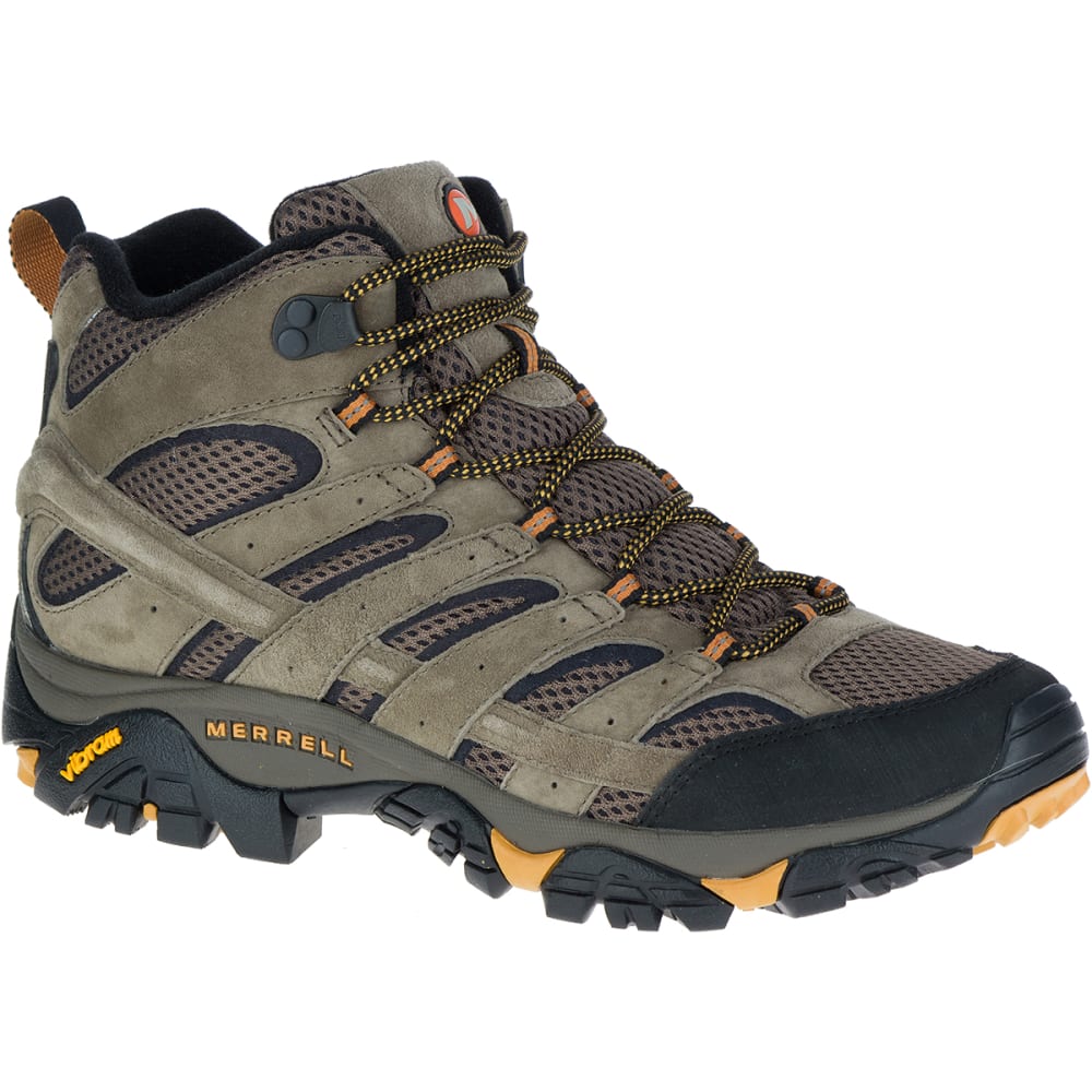 MERRELL Men's Moab 2 Mid Ventilator Hiking Boots, Wide 8