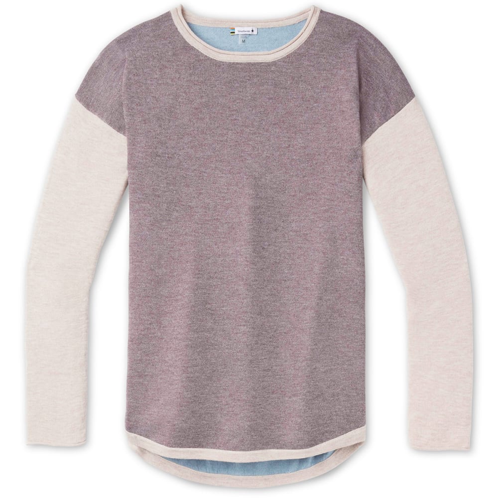 SMARTWOOL Women's Shadow Pine Colorblock Sweater M