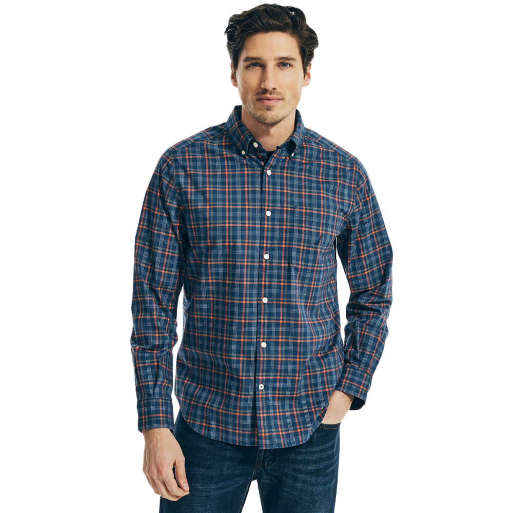 NAUTICA Men's Long Sleeve Button Down Shirt - Bob’s Stores