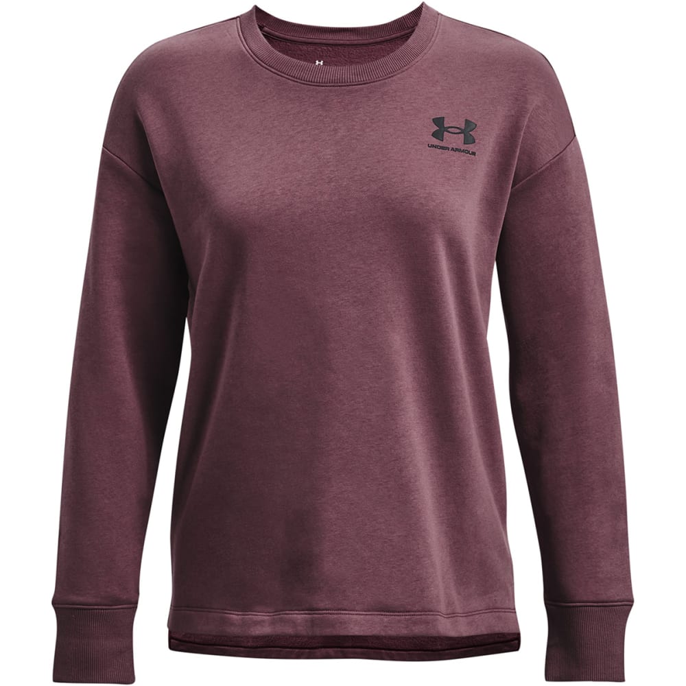 UNDER ARMOUR Women's UA Rival Fleece Oversized Crew S