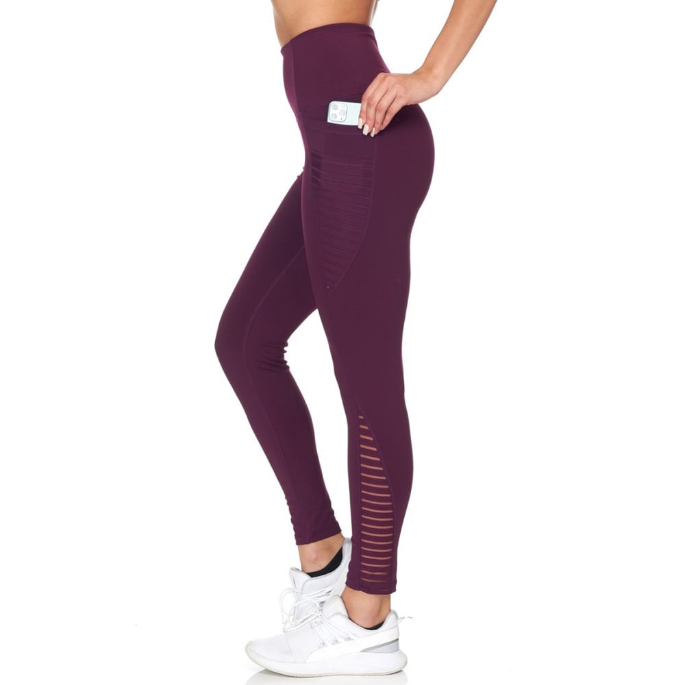 BSP Women's Full Length High Waist Leggings w/ Pockets S