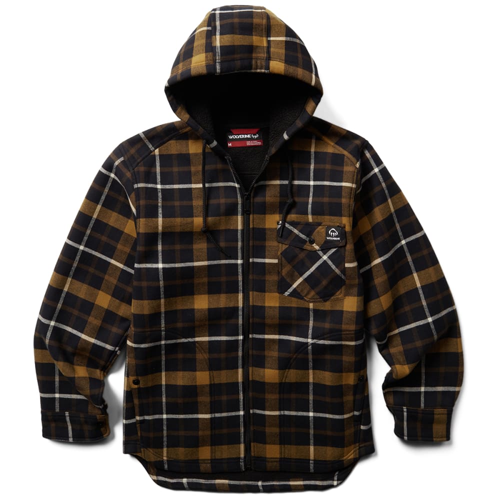 WOLVERINE Men's Bucksaw Sherpa-lined Shirt Jacket M