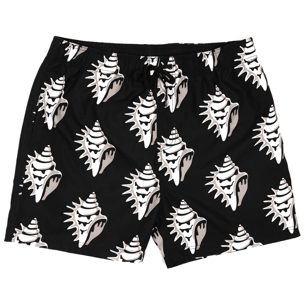 BURNSIDE Men's Neptune Shell 17" Volley Swim Short XL