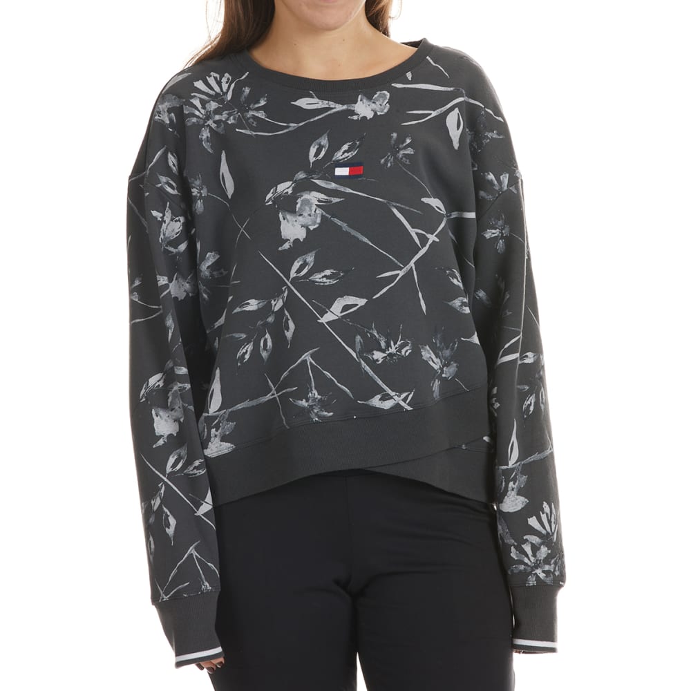 TOMMY HILFIGER SPORT Women's Drop Shoulder Crew Neck Sweatshirt S