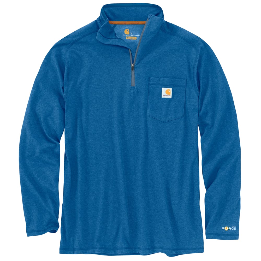 CARHARTT Force Relaxed Fit Long Sleeve 1/4-Zip Tee S