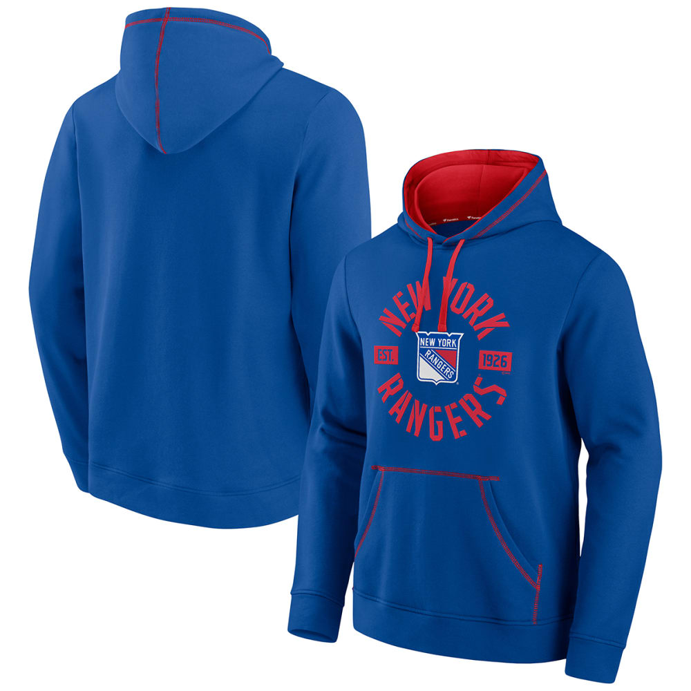 NEW YORK RANGERS Men's Fanatics Tiebreaker Pullover Hoodie M