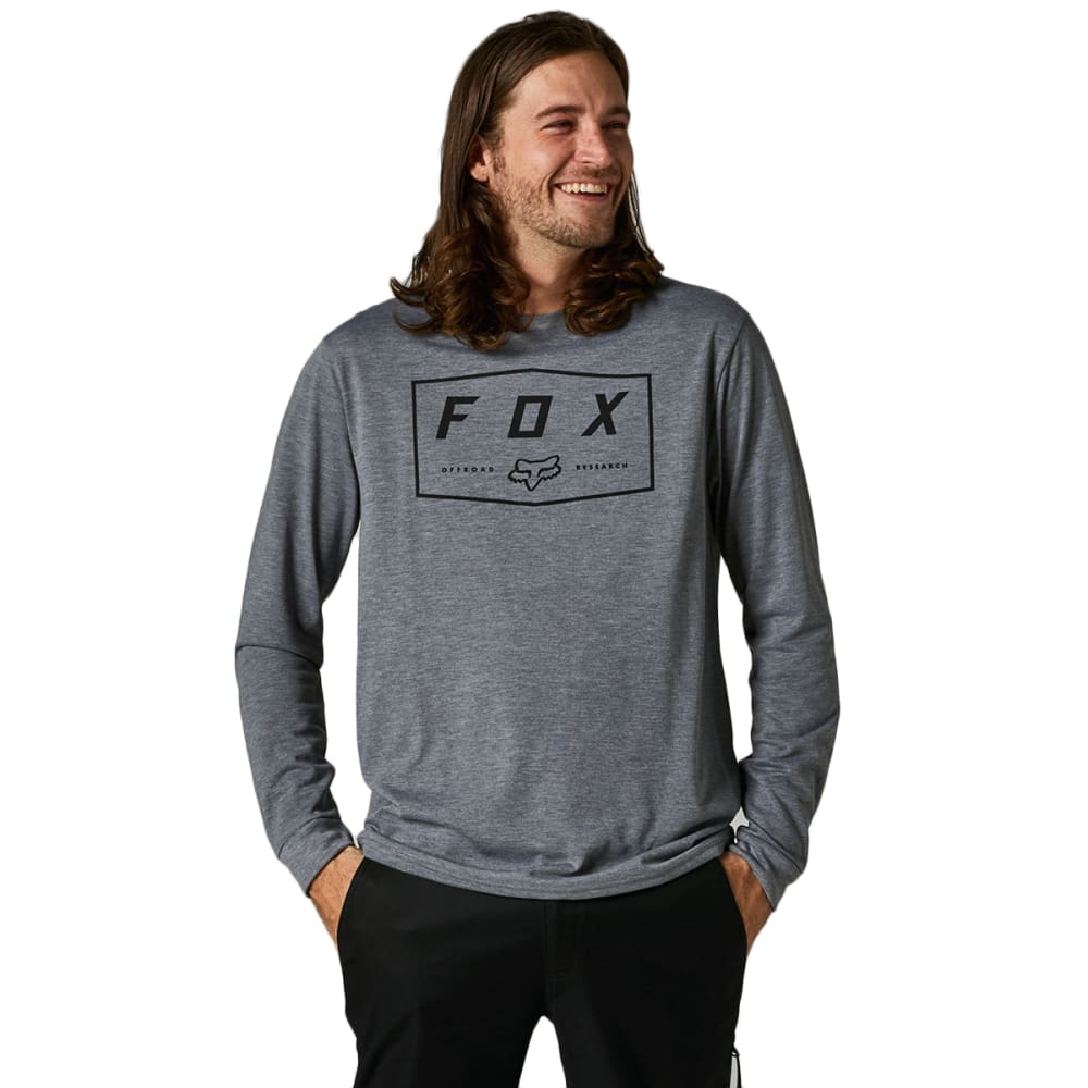 FOX Guys' Badger Long Sleeve Tech Tee S