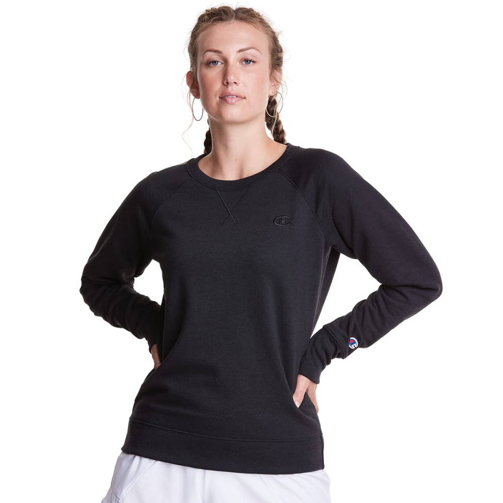 CHAMPION Women's Powerblend Fleece Crew S