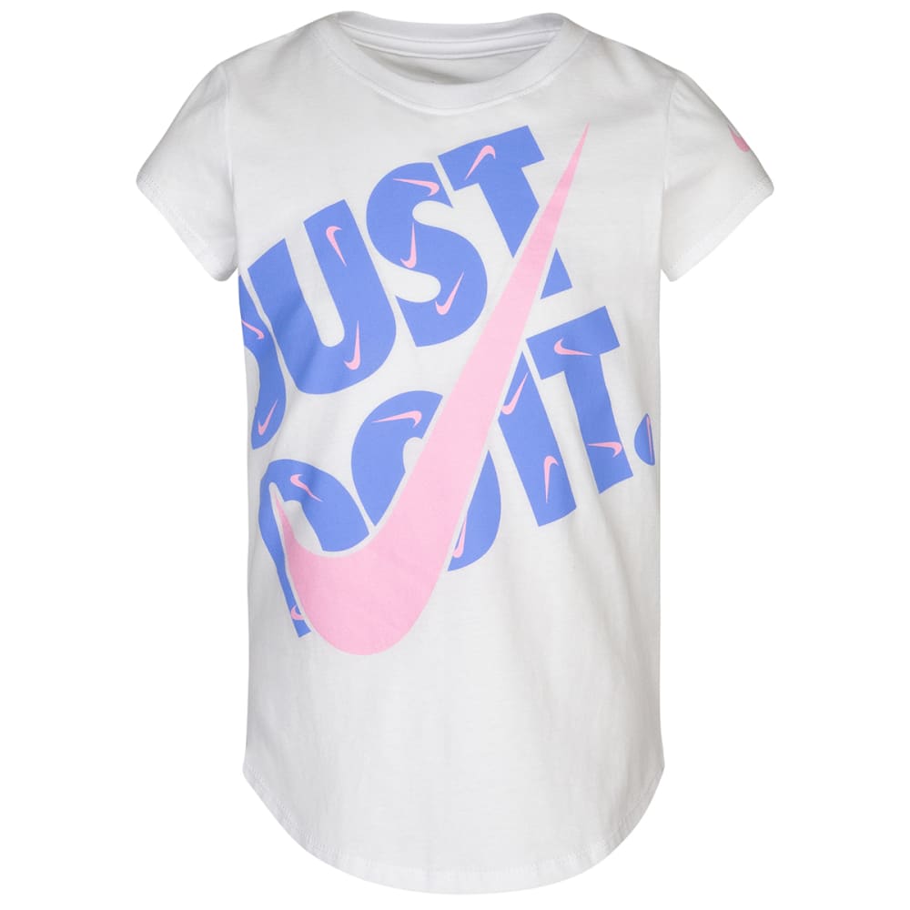 NIKE Girls' Swooshfetti Short Sleeve Tee 4