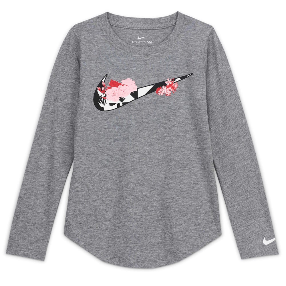 NIKE Girls' Long Sleeve Tee 5