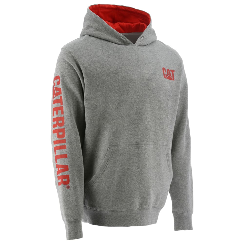 CAT Men's Contrast Banner Pullover Hoodie M