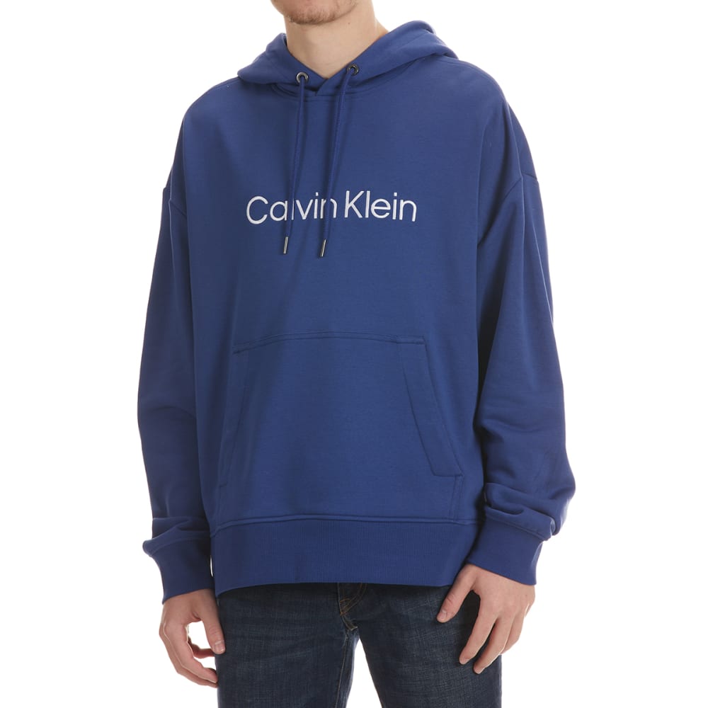 CALVIN KLEIN Men's Fleece Pullover Hoodie L