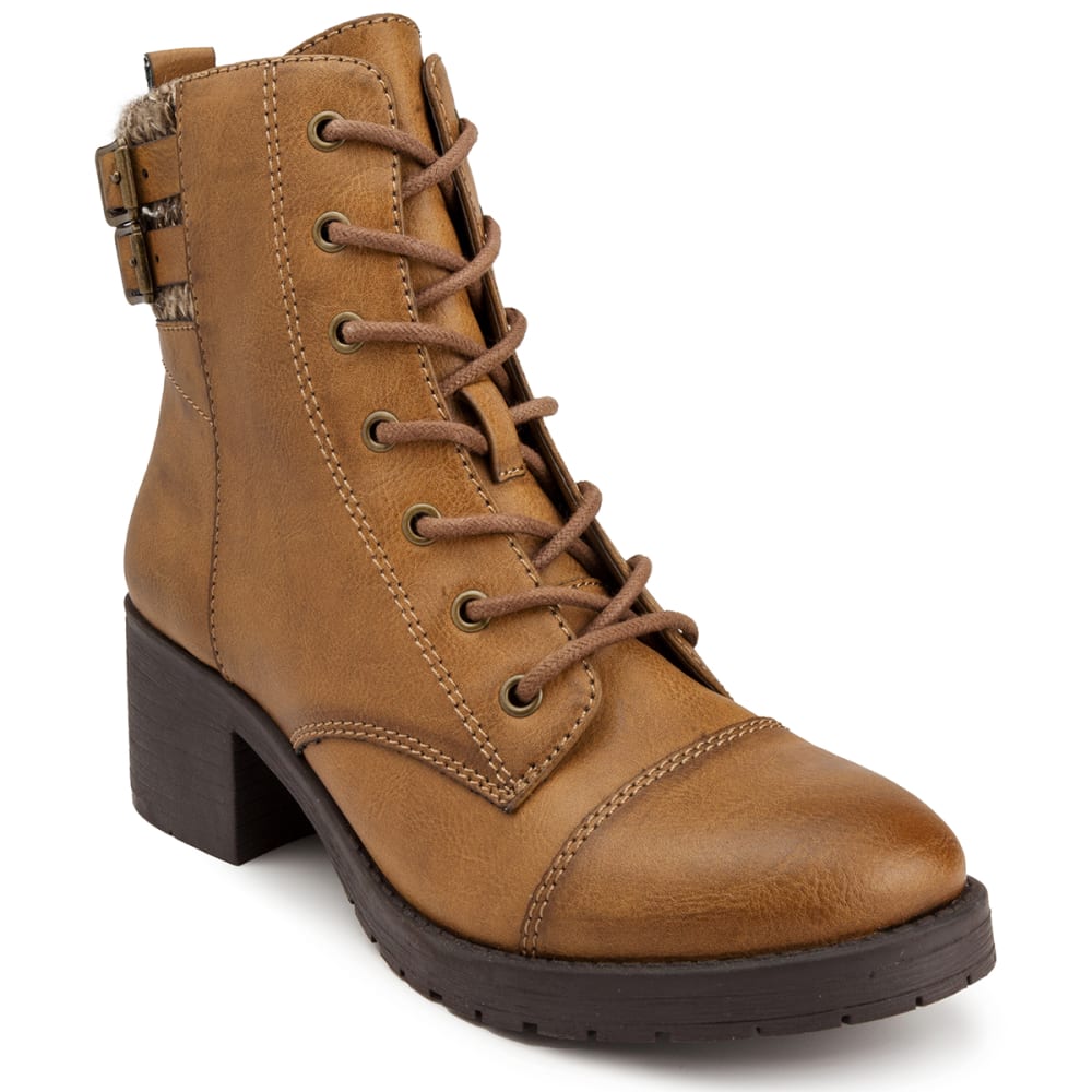 SUGAR Women's Kailey Combat Booties 6