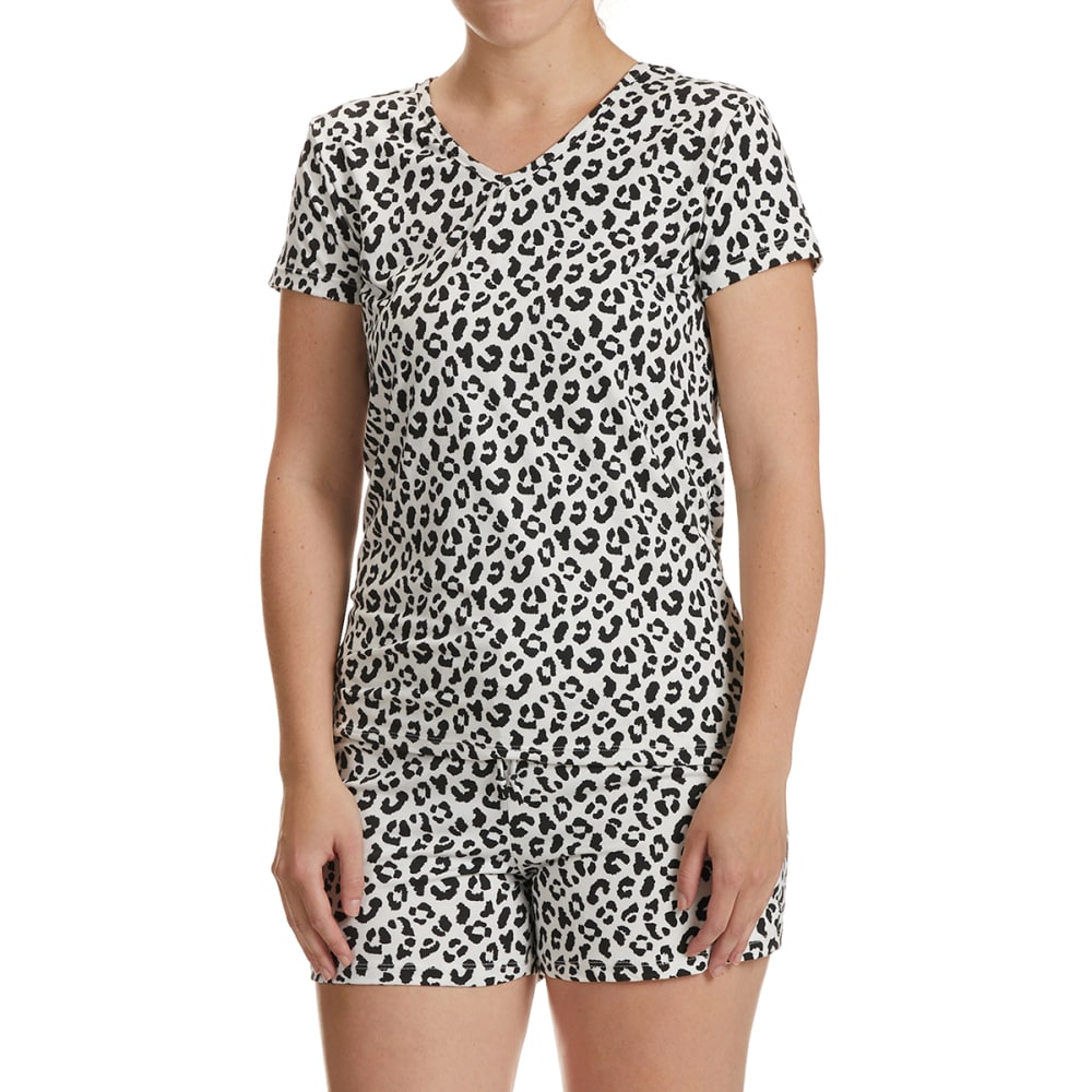 CATHERINE MALADRINO Women's Short-Sleeve Top & Short Sleep Set S