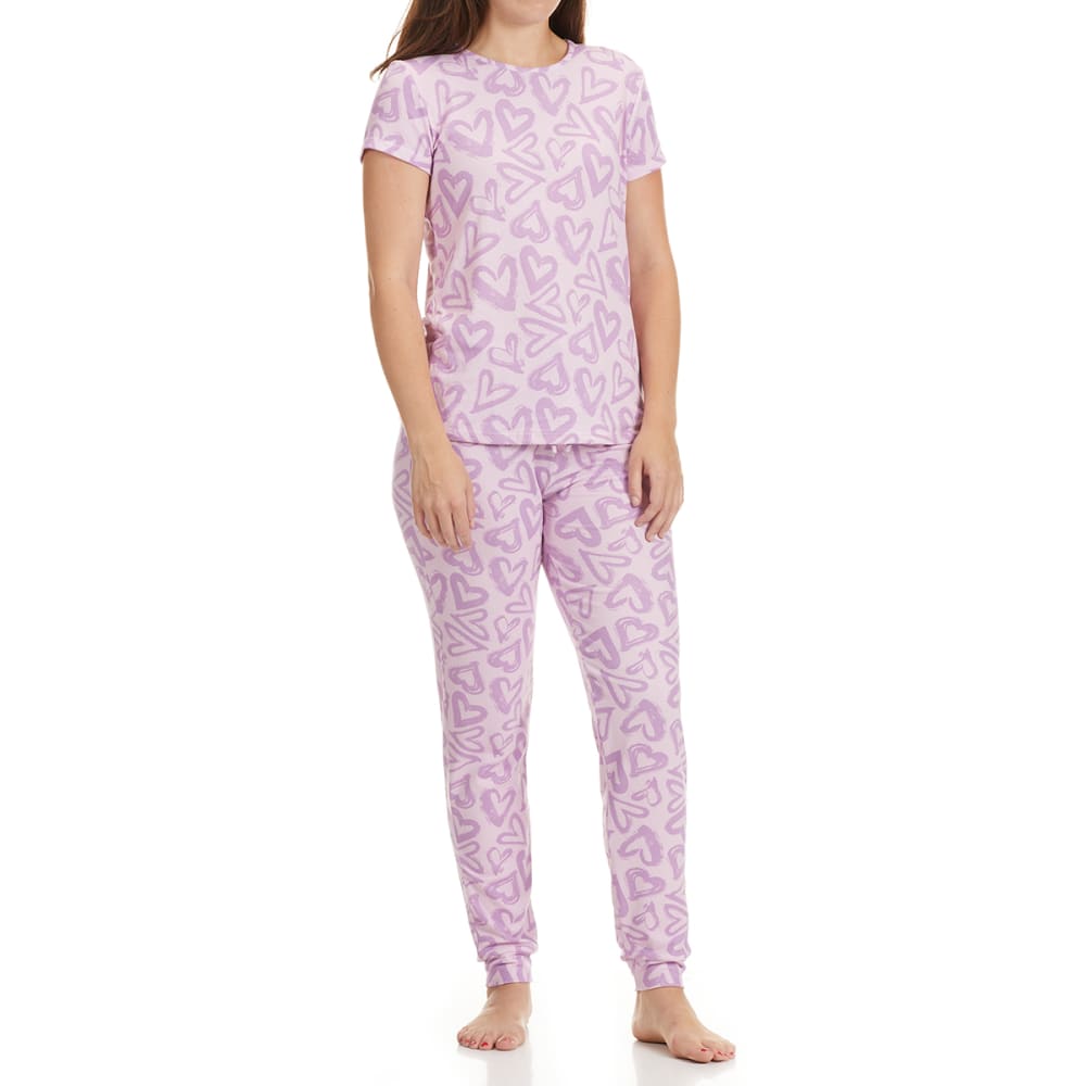CATHERINE MALANDRINO Women's Tee and Jogger Sleep Set S
