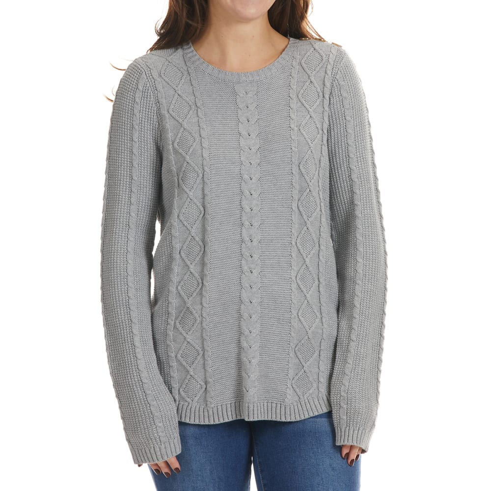 COLOUR EIGHTEEN Women's Fisherman Cable Sweater - Bob’s Stores